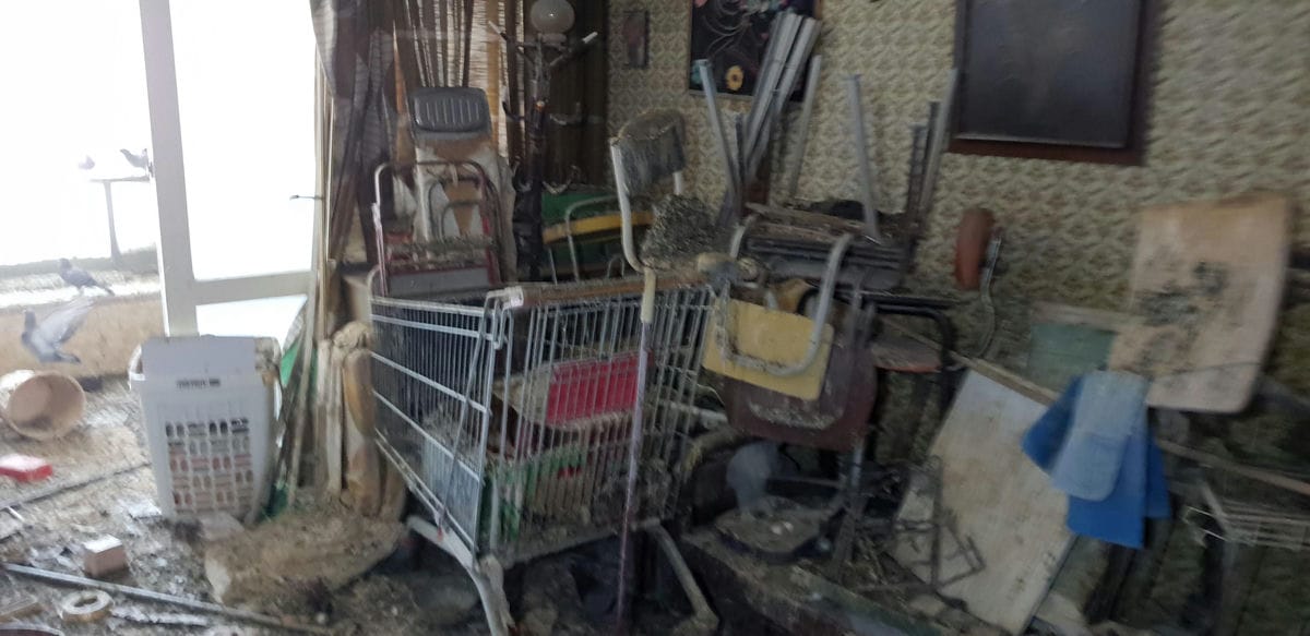 פינוי חפצים עמוסים בזבל עם הדברה יסודית - עשה זאת בעצמך